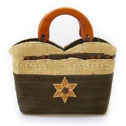 Vista Style Women's Handbag~Natural Brown Color