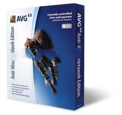 Avg Anti-Virus Network Edition software 60 Computers 2 Years