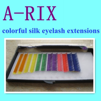 lash manufactory korean mink colorful eyelash extension