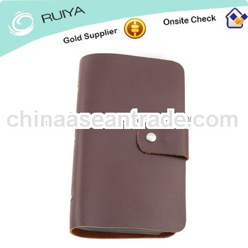 leather business card case/fashion design leather card holder
