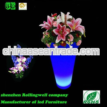 led flower vase