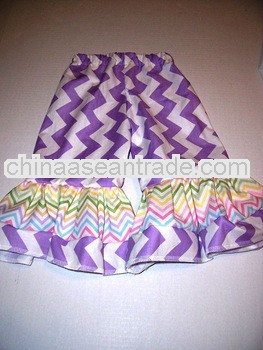lovely children sweet light purple pants with stripe pattern