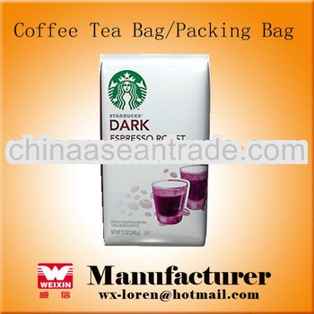 manufacturer! eco-friendly custom design coffee packing bag