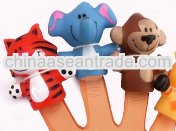 mini vinyl finger puppets toys