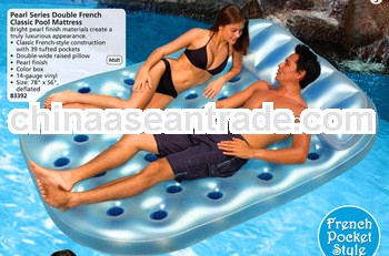 most popular inflatable float mattress,pvc inflatable floating row