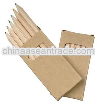 natural wood color pencil with card box