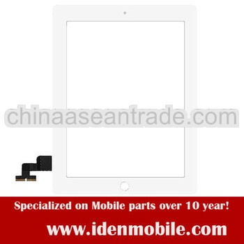 new brand touch screen digitizer for ipad 3 wholesale white color