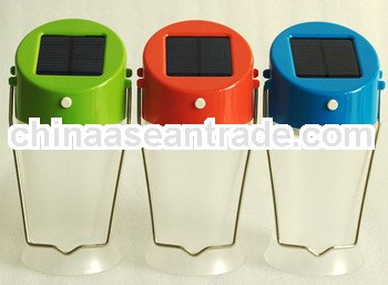 new design portable rechargeable led solar lantern