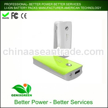 new model colorful powebank for cellphone 5200mah power bank