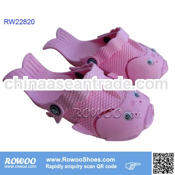new style fish baby kids eva sandals garden shoes