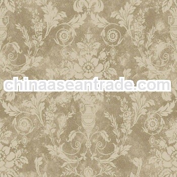 new style with damask Foaming Pure wallpaper