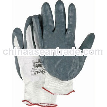 nitrile long cuff gloves