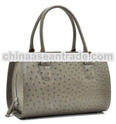Genuine Ostrich Skin Tote Handbag