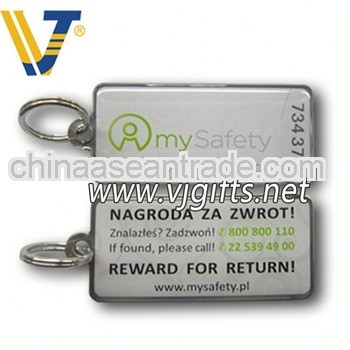 oem promotion gift custom metal key tag