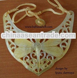 necklace shell art carving products crafts