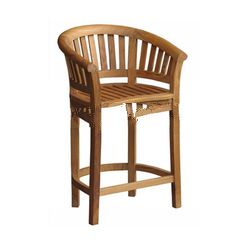 Teak Outdoor Furniture - Halfmoon Bar Chair