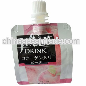peach jelly with collagen functional effects