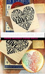 Craft Wooden Rubber stamps