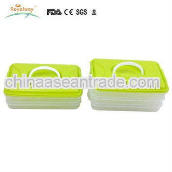 picnic plastic multilayer food container