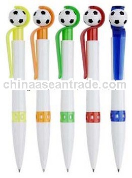 plastic ball pen with highlighter