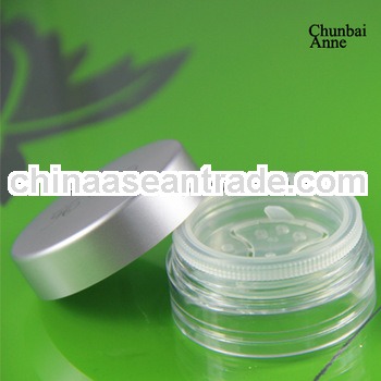 plastic cosmetic loose powder cosmetic jar for sale