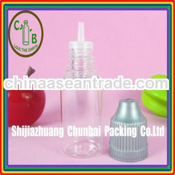 plastic dropper bottles with child safety cap with long thin tip
