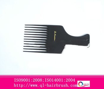 plastic fork hair comb,afro comb