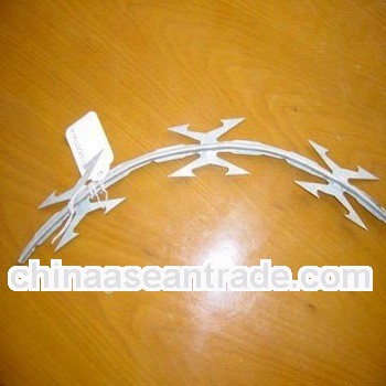 plastic razor barbed wire/factory/factory price/low price