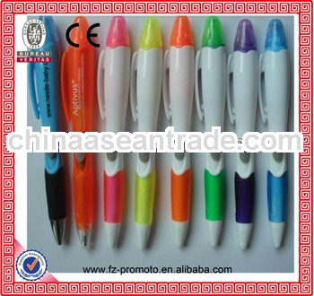 plastic rubber coated ballpoint pen