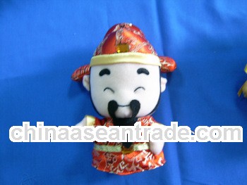 plush and stuffed Chinese Bao Zheng cartoon images toys