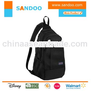 polyester padded back sling triangle backpack