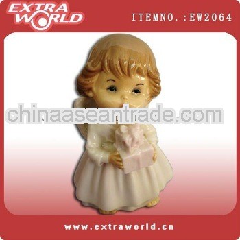 porcelain angel with gift box