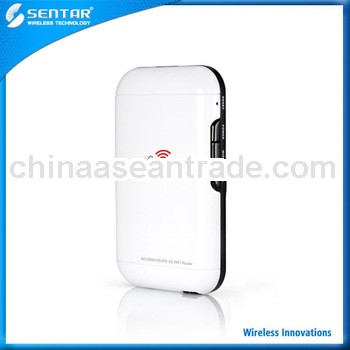 portable 3g router with 1800mAh power bank, RJ45, 3g