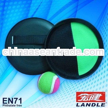 promotion professional outdoor toy velcro plastic catch ball