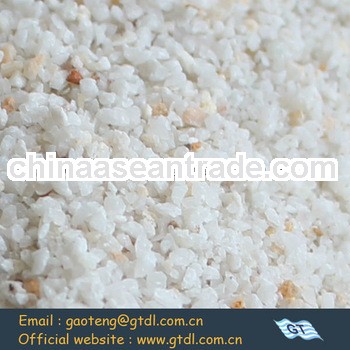 pure white silica sand price (SiO2>99.31%,gaoteng)