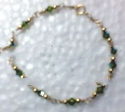 10k Bracelets With Swarovski Crystals