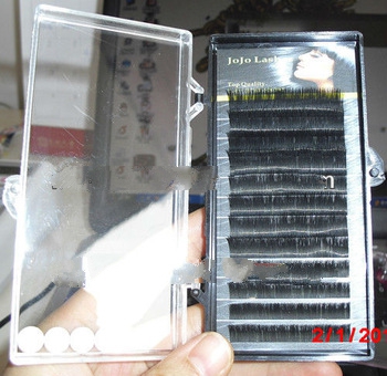 qingdao wholesale hand-made individual real siberian mink fur false eyelash extensions