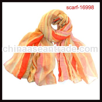 rainbow high fashion ladies scarf factory china