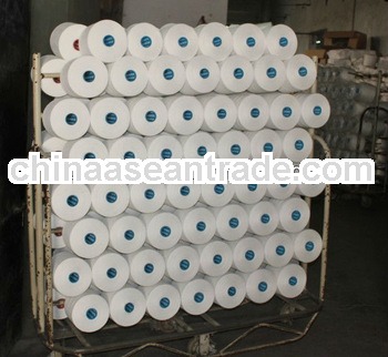 raw white close virgin/ virgin 100% polyester china yarn