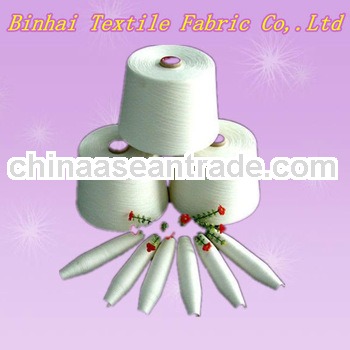 raw white virgin polyester yarn China supplier