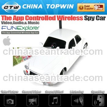 rc car spy camera WiFi controlled Spy Car with Speaker Music Night Vison and Live Vedio CTW-020