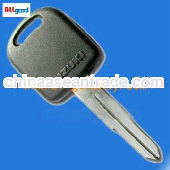 remote car transponder shell key blank key case for Suzuki transponder key shell with right blade