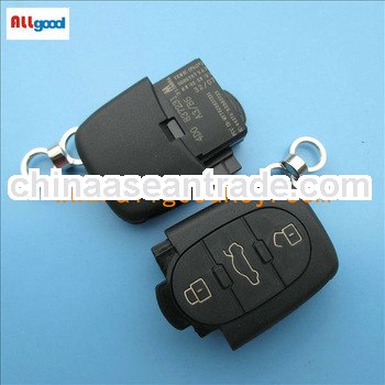 replacement key shell for VW 3 button remote cover part(Round) car key flip shell