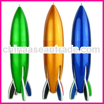 rocket shaped pen 4 colors pen