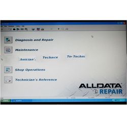 ALLDATA 10.50 2012.Q1 Version Auto Garage Software with 500G harddisk