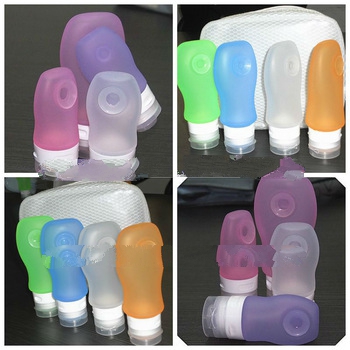 silicone squeezable bottle/airless pump bottle