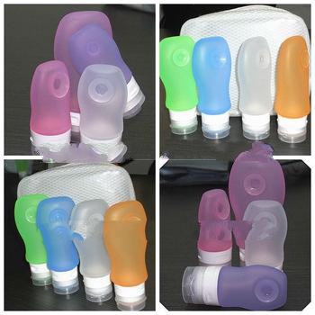 silicone squeezable bottle/cream bottle