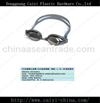 silicone swim goggle strap and frame