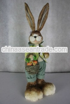 sisal rabbit toy/easter decorative nubby