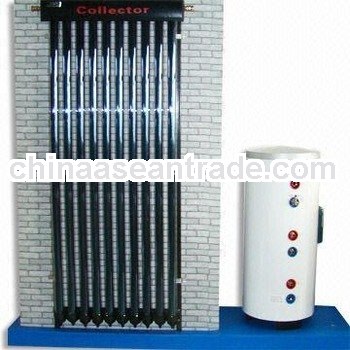 split solar water heating system vacuum solar collector